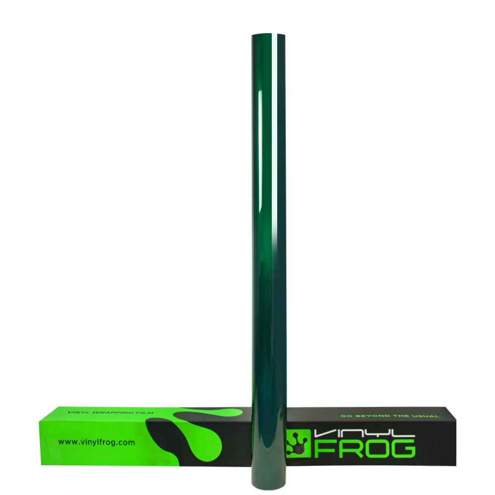 Glossy Metallic La Salle Green Vinyl Wrap