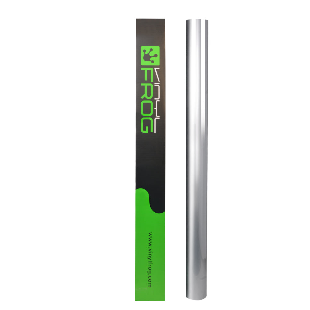 Glossy Metallic Unicorn Silver Vinyl Wrap