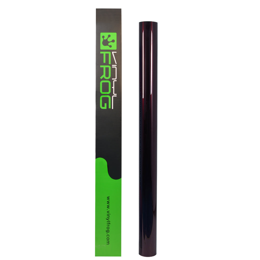 Glossy Metallic Black Rose automotive vinyl wrap roll