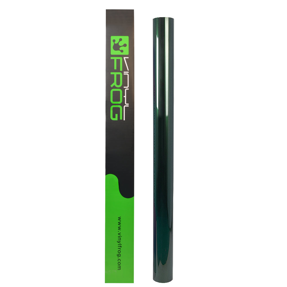 Glossy Metallic Gotland Green automotive wrap roll
