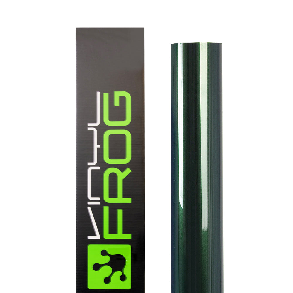 Glossy Metallic Gotland Green glossy wrap roll