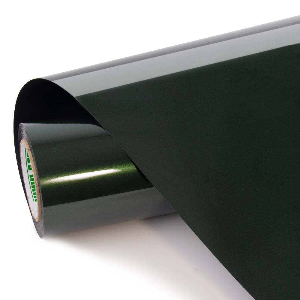 Glossy Metallic Gotland Green vinyl film roll
