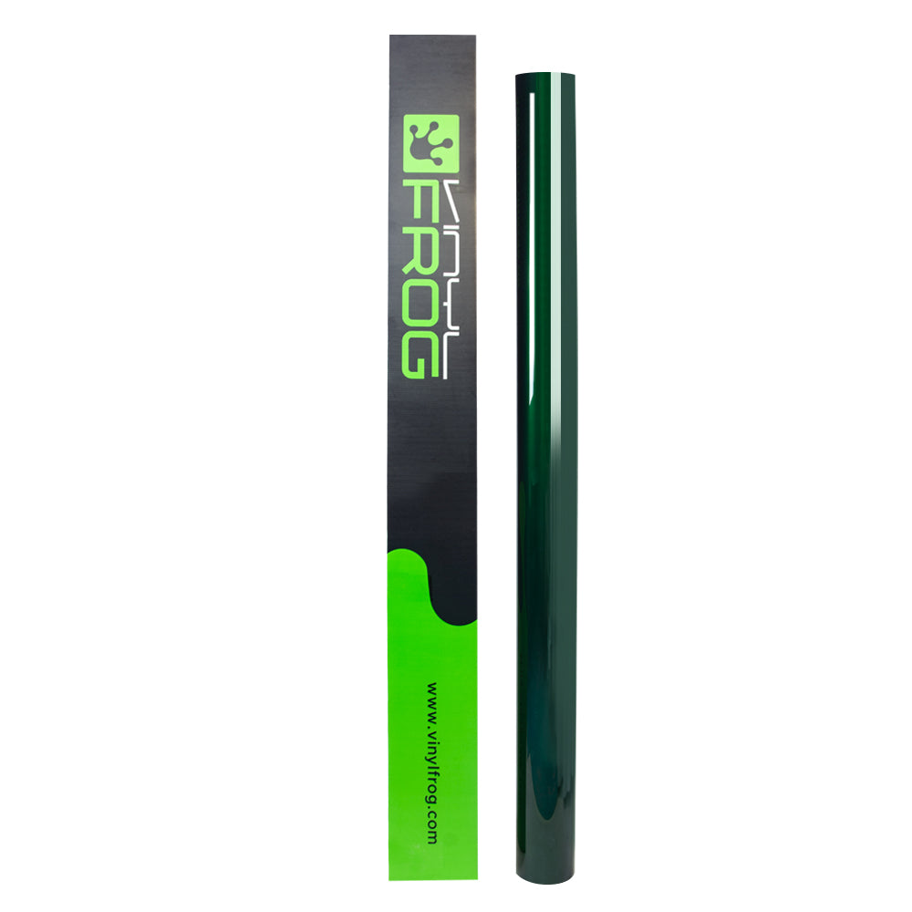 Glossy Metallic La Salle Green glossy wrap roll