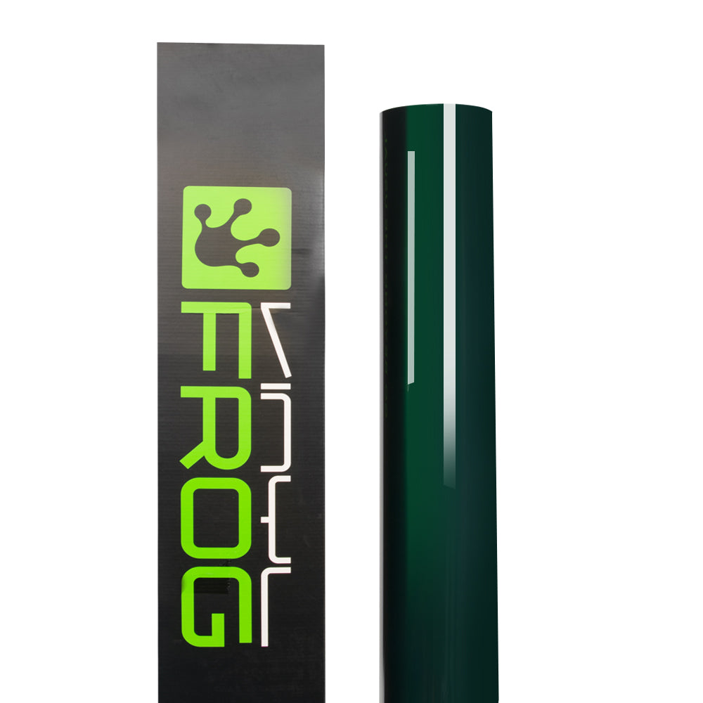 Glossy Metallic La Salle Green vinyl film roll