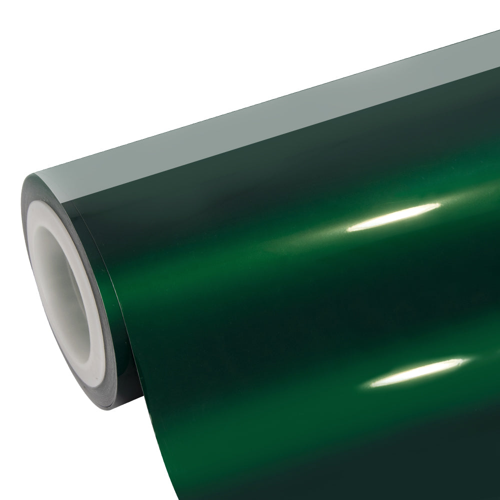 Glossy Metallic La Salle Green wrap roll