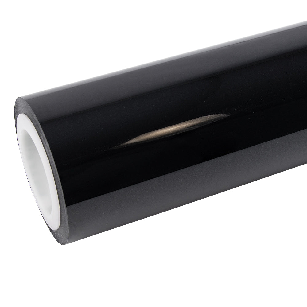 Glossy Metallic Metal Black Vinyl Wrap