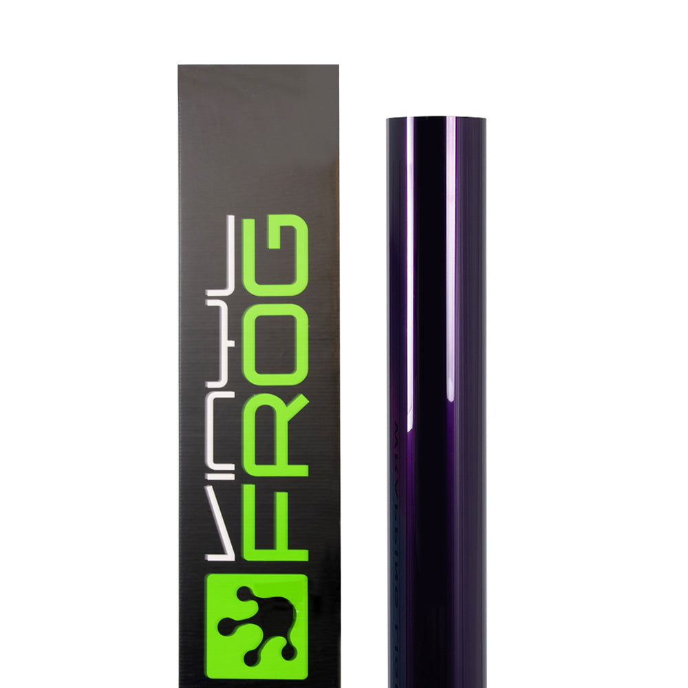 Glossy Metallic Midnight Purple vinyl roll from Vinyl Frog