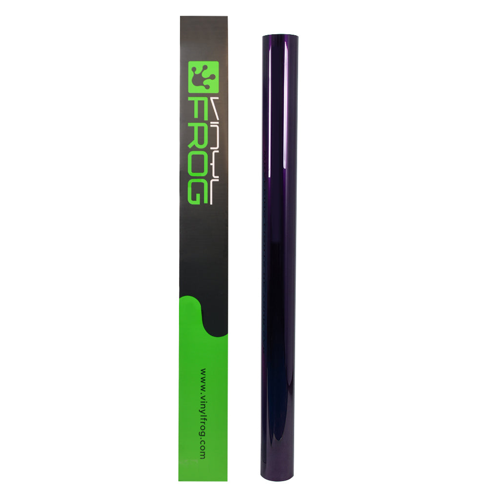 Glossy Metallic Midnight Purple vinyl roll from Vinyl Frog
