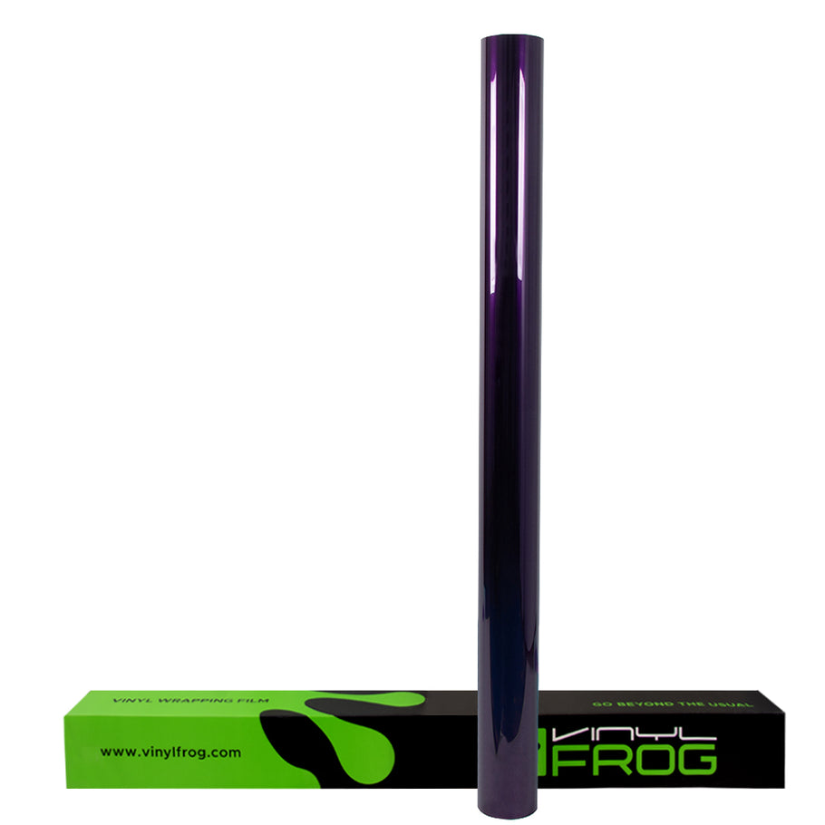 Glossy Metallic Midnight Purple vinyl roll from Vinyl Frog
