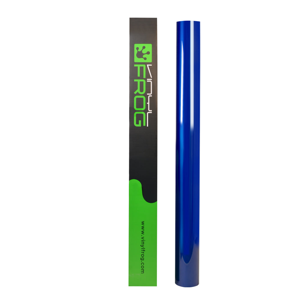 Glossy Metallic Pearl Blue automotive vinyl wrap roll