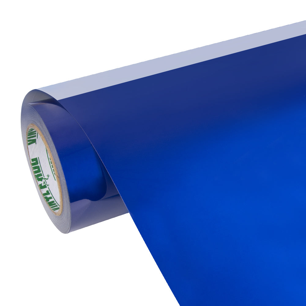 Glossy Metallic Pearl Blue vinyl wrap roll