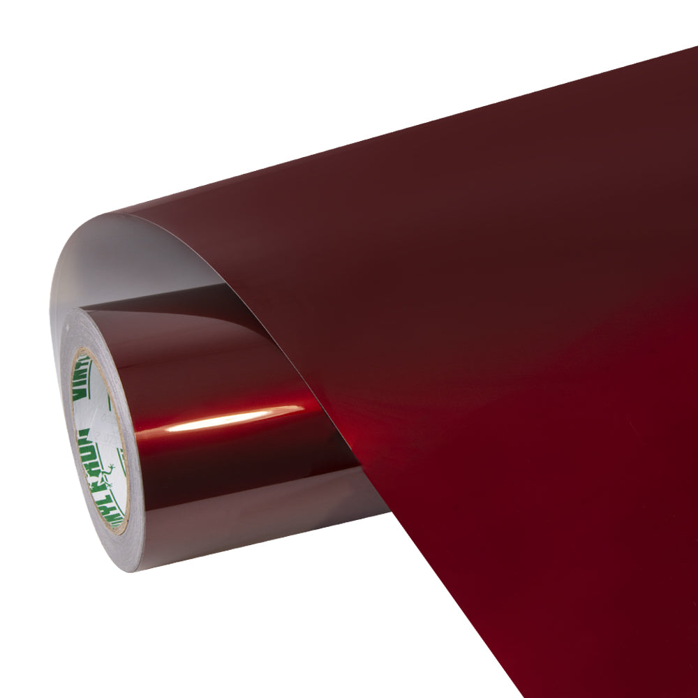 Glossy Metallic Rufous Red vinyl roll