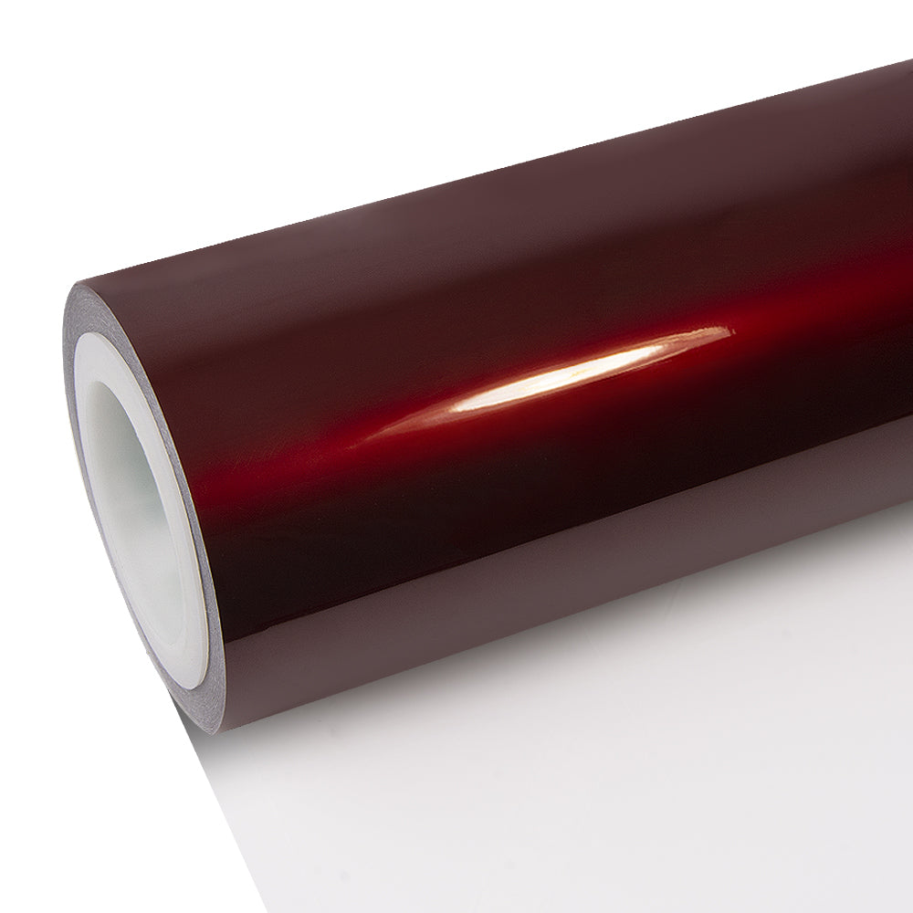 Glossy Metallic Rufous Red wrap roll