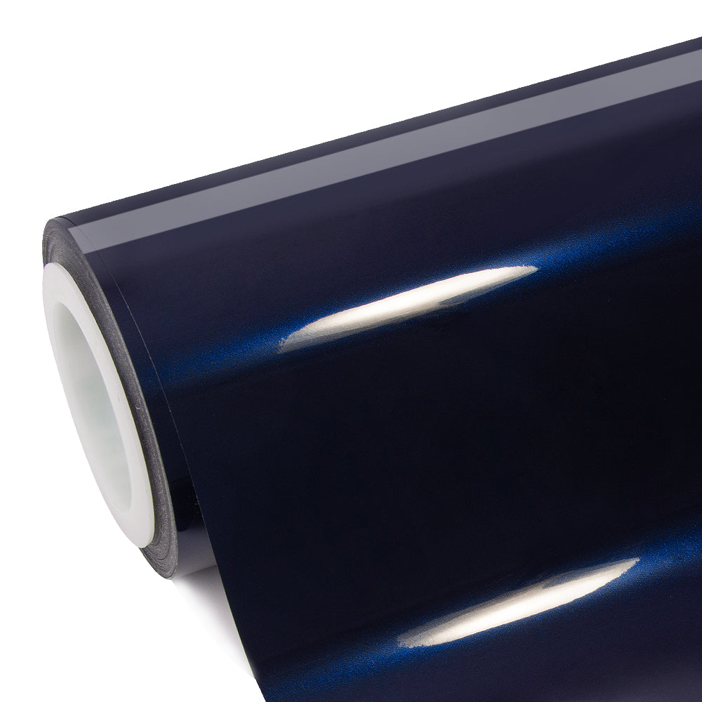 Glossy Metallic Tanzanite Blue wrap roll