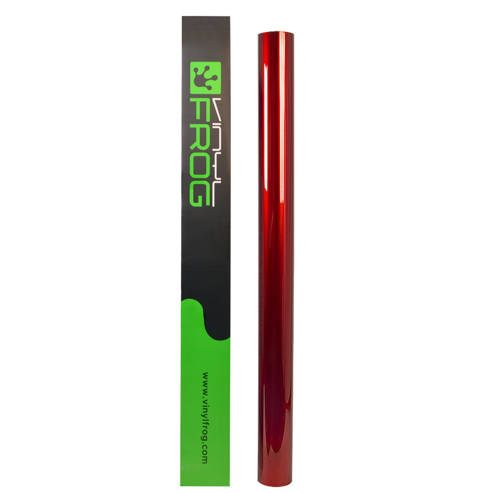 Glossy Metallic Vampire Red vinyl material roll from Vinyl Frog