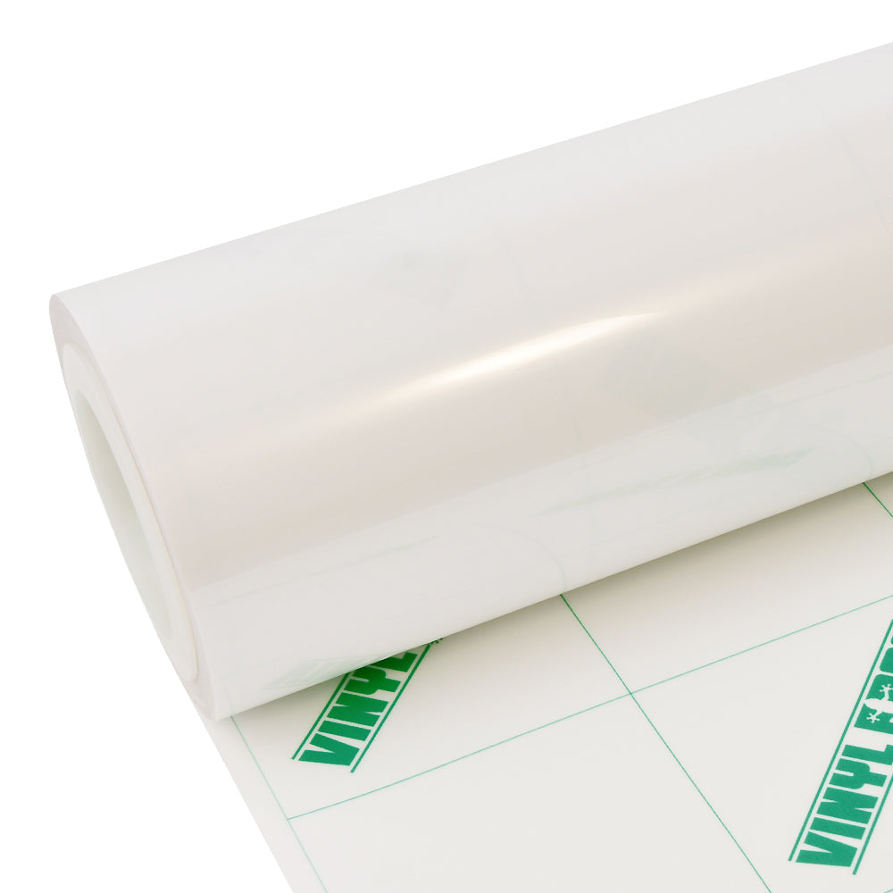 Glossy Pearl White vinyl roll