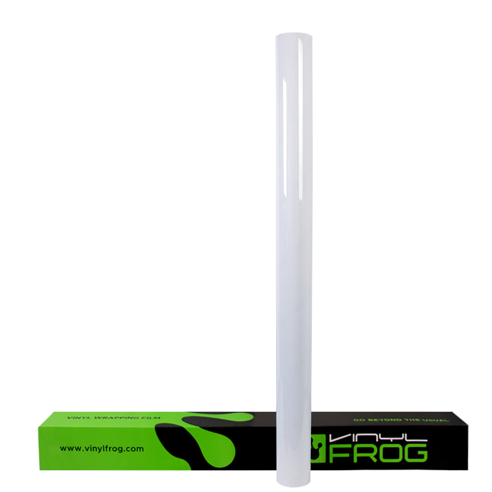High Glossy Crystal White car wrap roll