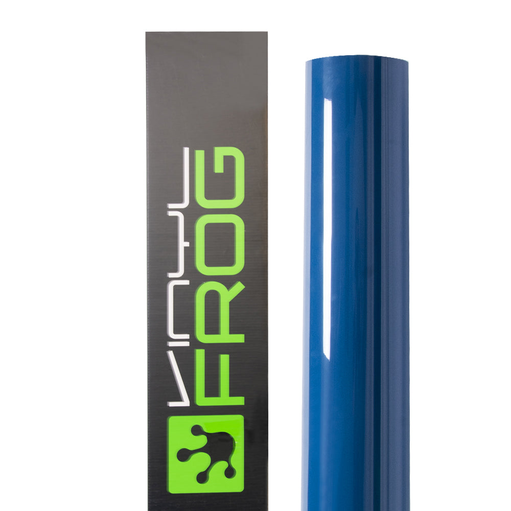 High Glossy Laguna Blue automotive wrap roll