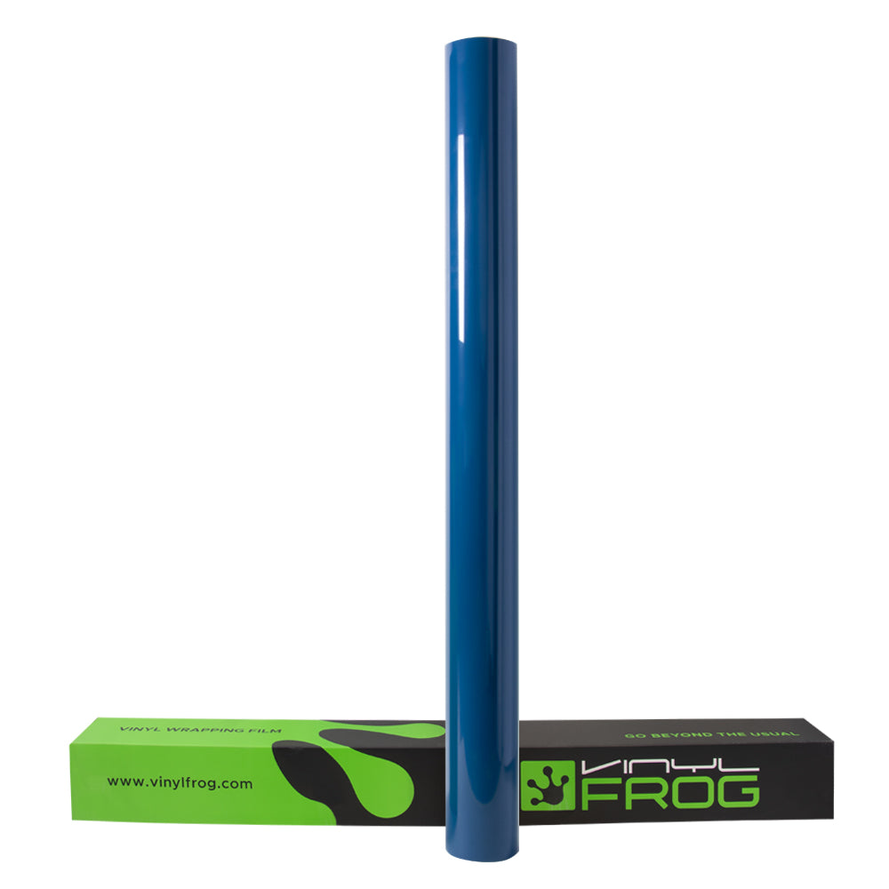 High Glossy Laguna Blue car wrap roll