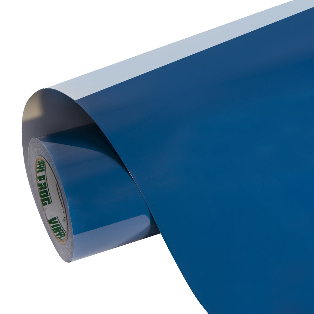 High Glossy Laguna Blue vinyl roll