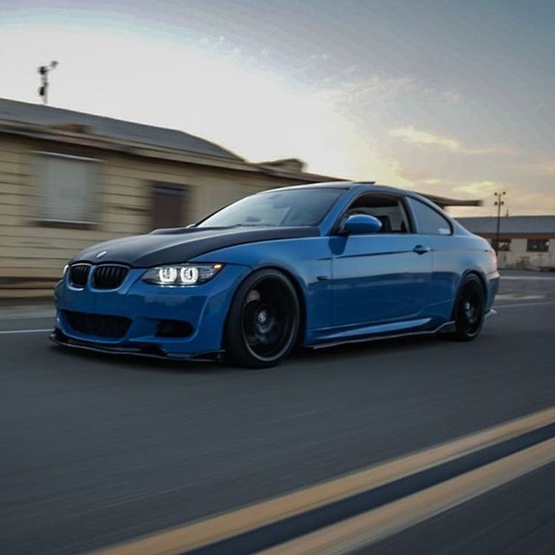 High Glossy Laguna Blue car wrap.