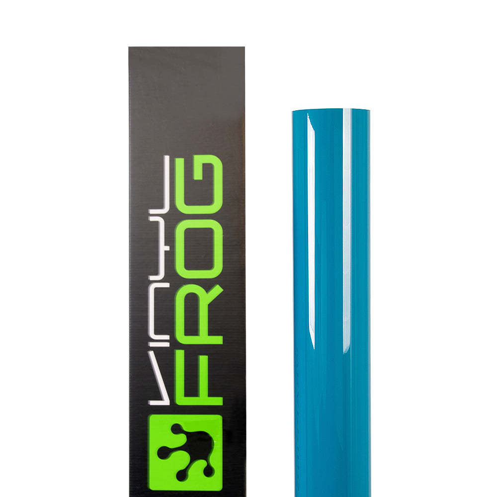 High Glossy Miami Blue glossy wrap roll