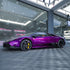 Lamborghini Murciélago wrapped in Glossy Metallic Grape Purple vinyl wrap