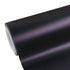Matte Metallic Black Purple wrap roll.