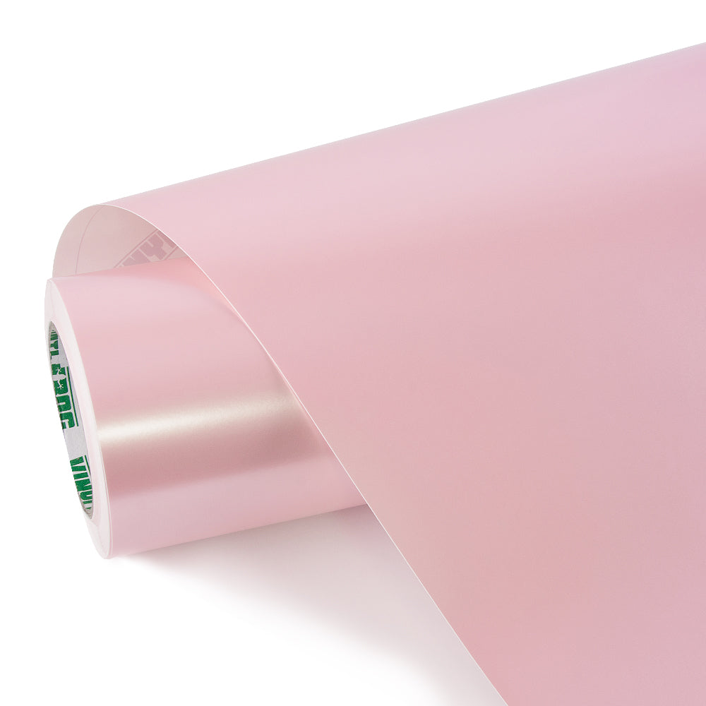 Matte Metallic Pearl Baby Pink vinyl film roll