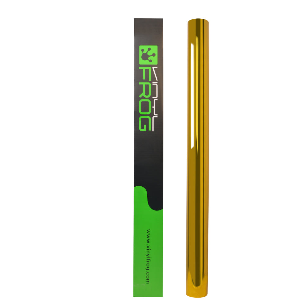 Mirror Chrome Gold vinyl film roll