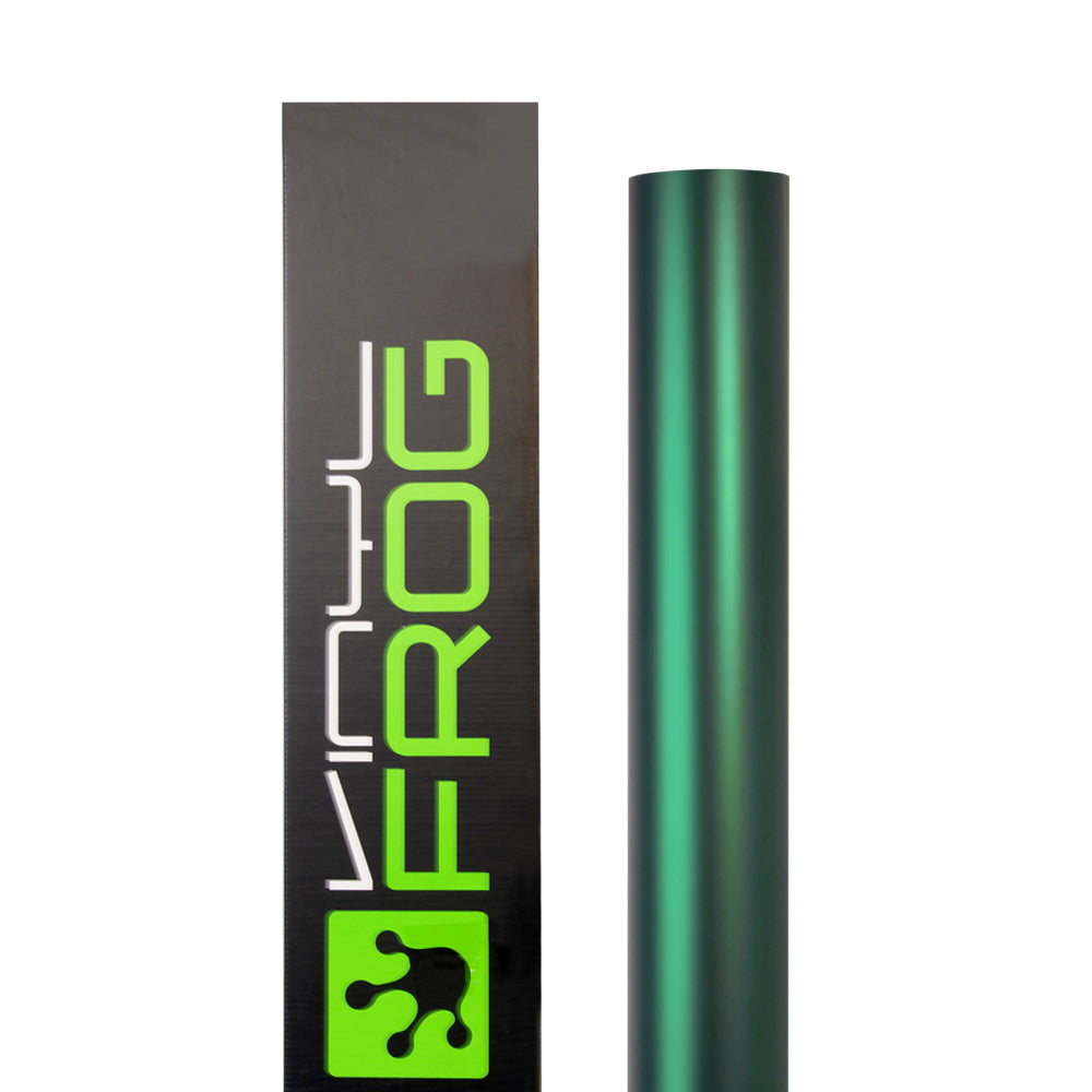 Satin Chrome Silk Green satin wrap roll