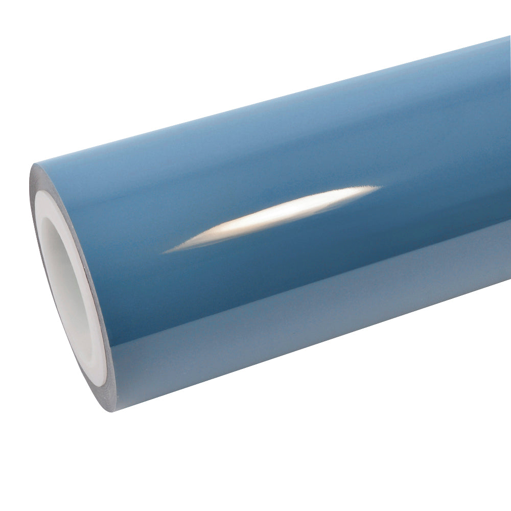 Super Glossy China Blue Vinyl Wrap.