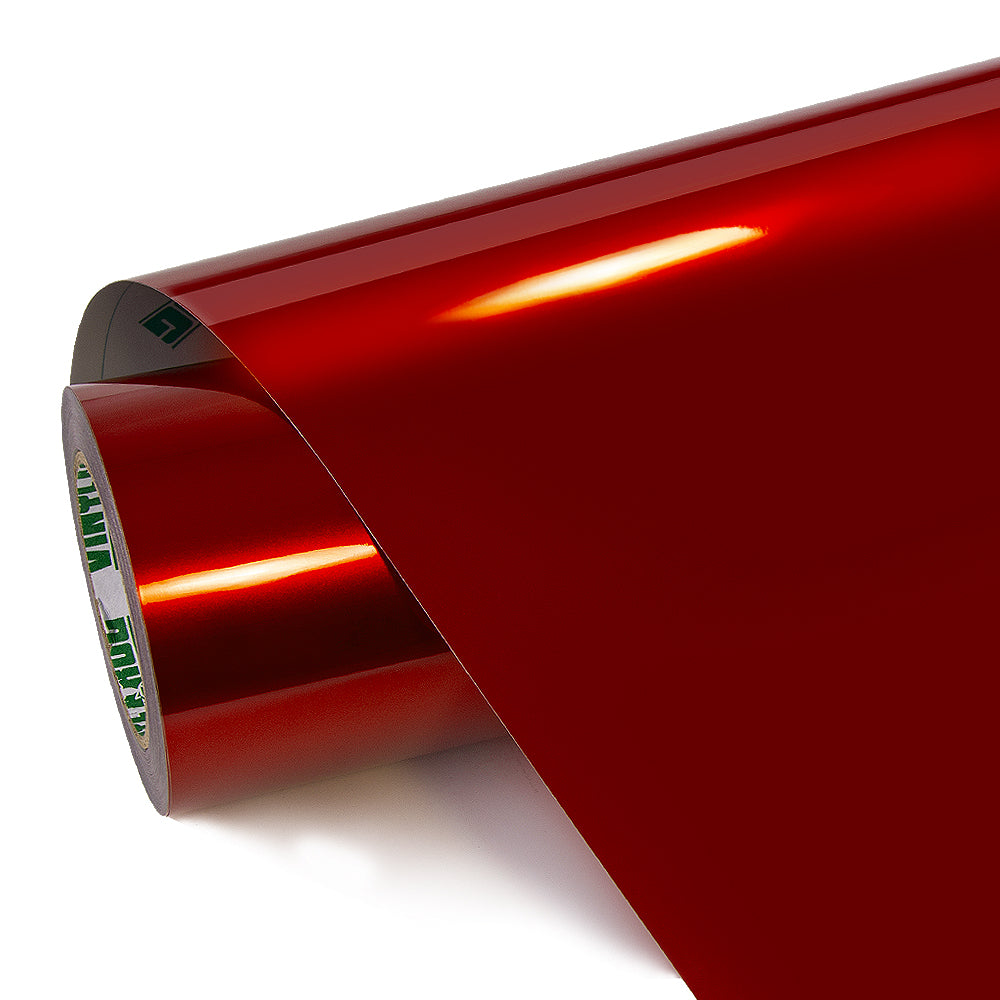 Glossy Metallic Vampire Red Car Wrap – vinylfrog